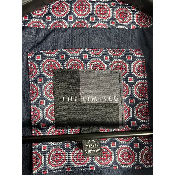 The Limited Women's XS Printed Blazer Geo Pattern Work Jacket Lined Career - Picture 7 of 9